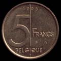 5 francs Belgique