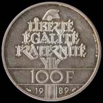 100 francs 1989 Droits de l'Homme