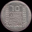 10 francs Turin revers