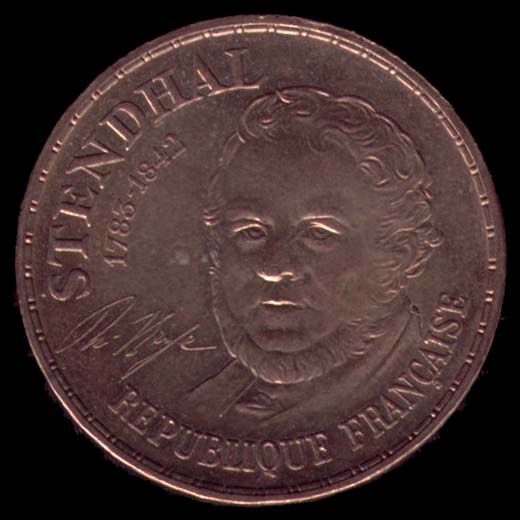 Pice de 10 Francs franais type Stendhal avers