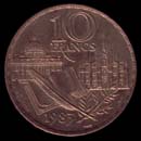 10 francs 1983 Stendhal revers