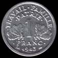 1 franc Francisque lger revers