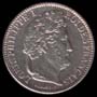 50 centimes Louis Philippe I type Domard tte laure avers