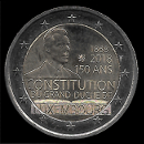 2 euro comemorativa Luxemburgo 2018