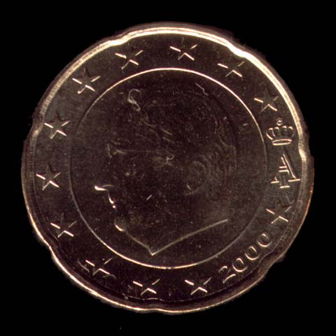 20 céntimos euro Bélgica