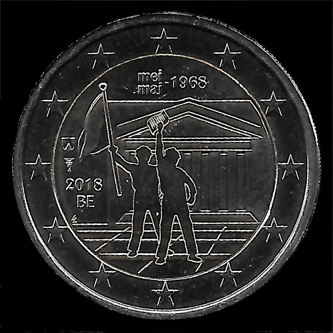 2 euro de Blgica 2018