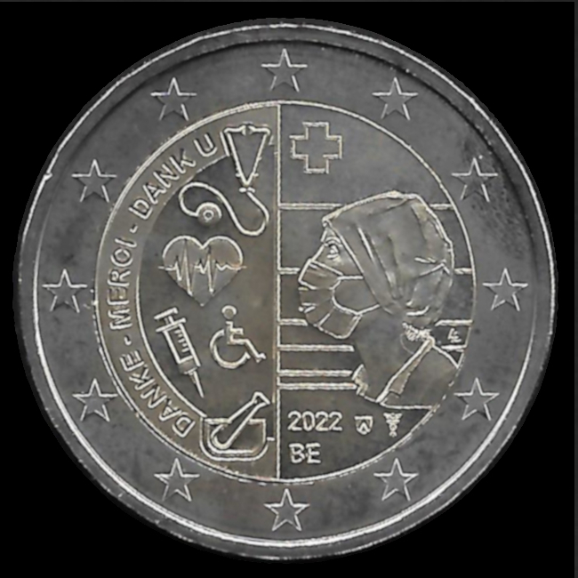 2 Euro Commemorative of Belgium 2022