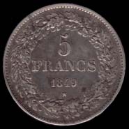 5 francs 1849