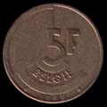 5 francs 1986