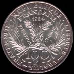 100 francs 1984 Marie Curie revers