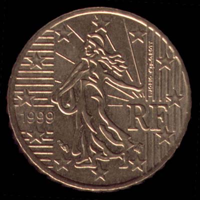 10 céntimos euro Francia