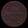 1 centime 1849