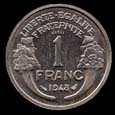 1 franc Graziani revers