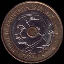 20 francs Pierre de Coubertin avers