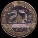 20 francs Mont Saint-Michel revers