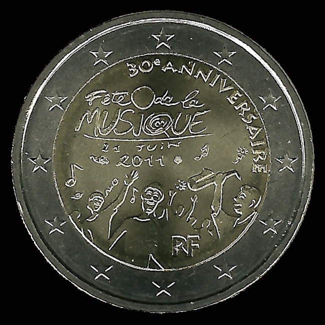 2 euro comemorativa França 2011