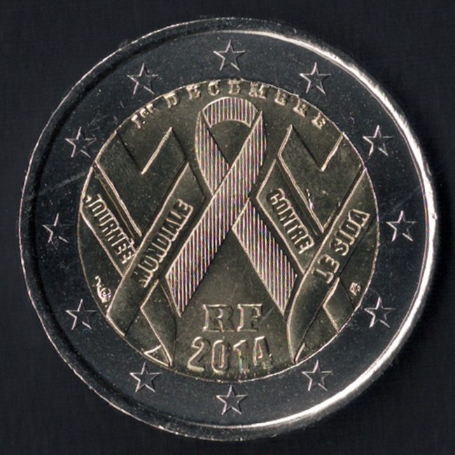 2 euro conmemorativos Francia 2014