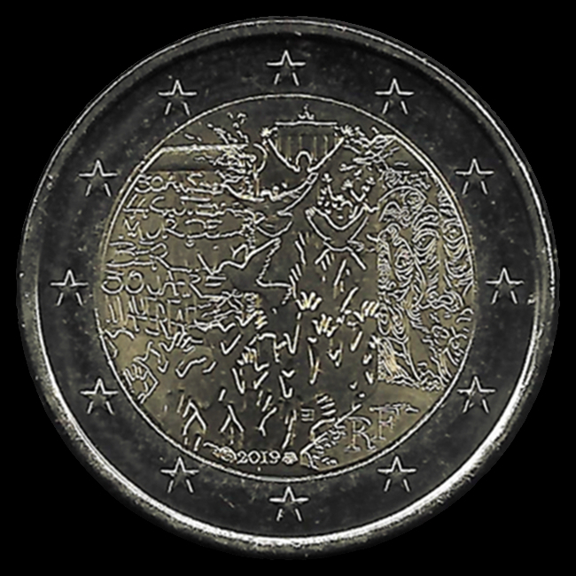2-Euro-Gedenkmünzen Frankreich 2019
