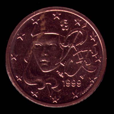 2 céntimos euro Francia