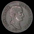 2 francs Napoléon Empereur calendrier révolutionnaire avers