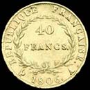 40 francs 1806