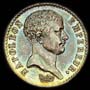 Demi-Franc Napoléon Empereur tête de nègre avers