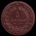 5 centimes 1897