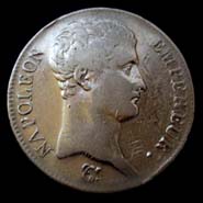5 francs Napoléon Empereur calendrier révolutionnaire avers
