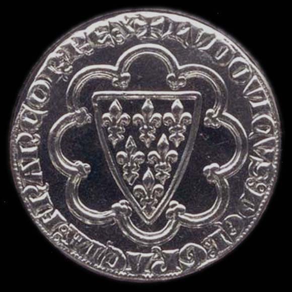 Pièce de 5 Francs français type Écu de Saint-Louis avers