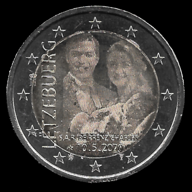 2-Euro-Gedenkmünzen Luxemburg 2020