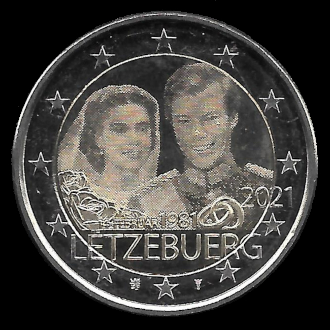 2 Euro Commemorative of Luxembourg 2021