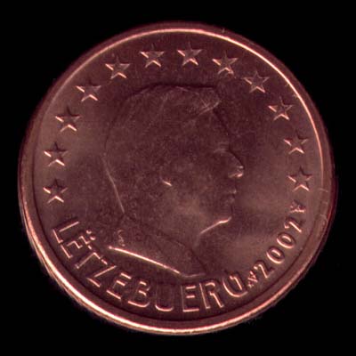 2 céntimos euro Luxemburgo