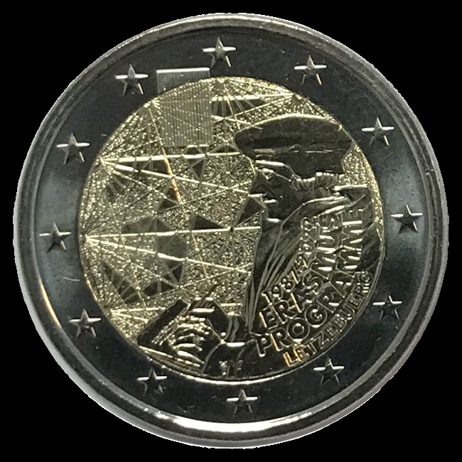 2 euro comemorativa Luxemburgo 2022