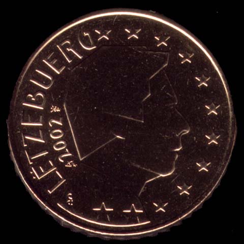 50 céntimos euro Luxemburgo