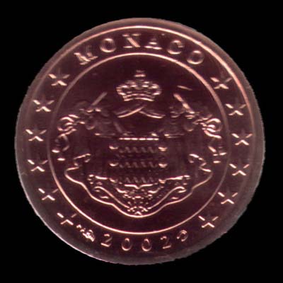 2 céntimos euro Mónaco